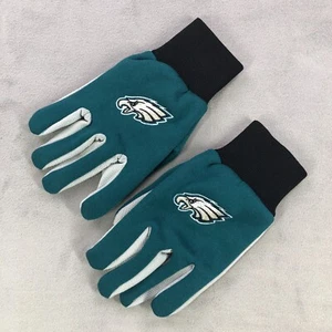 Philadelphia Eagles Gloves Green Two Tone NFL Utility Work Garden Winter FOCO - Picture 1 of 12