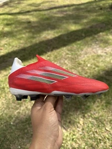 Genuine Adidas X SPEEDFLOW+ FIRM GROUND SOCCER CLEATS Size 3 USA FY3278 - Picture 1 of 6