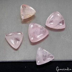 Cabujón Morganita Rosa 22,70 Cts. Lote al por mayor de 5 piezas de piedras preciosas en forma de billón - Imagen 1 de 8