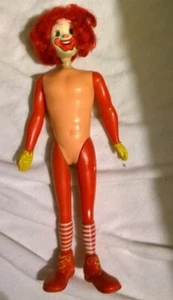 Figura Muñeca Ronald McDonald Cabeza de palanca móvil sin ropa 1976 REMCO - Imagen 1 de 9