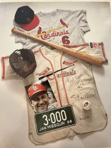 STAN "The Man" MUSIAL 1993 MLB 11 x 14  Poster Print No. 12 Cardinals *Sealed* Cover