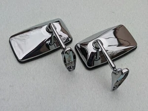 Chrome vintage style rear view mirror pair 2 pc Lada 2101 2103 2106 2121 Niva - Picture 1 of 8