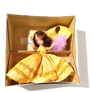 Vintage Nancy Ann Bilderbuch Puppe Merry Little Maid Kunststoff mit Box und Brief  - Bild 1 von 8
