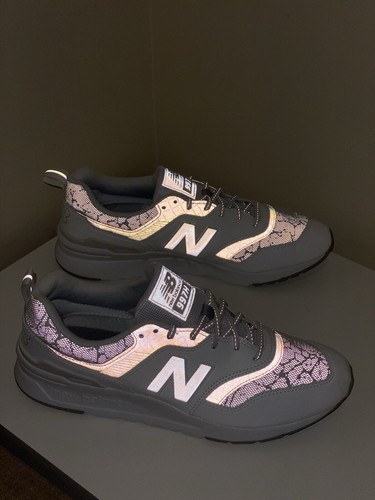 New Balance 997H Scarpe da Ginnastica Uomo Bianco Riflettente CM997HFK Taglia UK 10