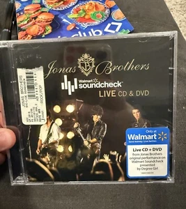 JONAS BROTHERS - Live- Walmart Soundcheck - CD & DVD- **NEW/STILL SEALED** - Picture 1 of 4