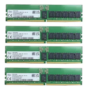 SKHynix 128GB (4X32GB) DDR5 4800MHz PC5-38400 ECC Registered RDIMM Memory Ram - Picture 1 of 5
