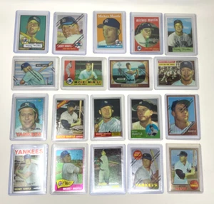 1996 Topps Mickey Mantle Finest Chrome Complete Set 1 - 19 MINT - Picture 1 of 6