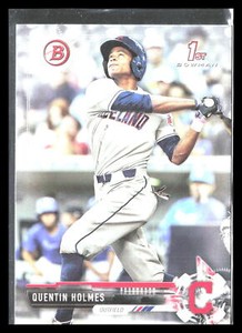 Quentin Holmes 2017 Bowman Draft #BD-118     Cleveland Indians