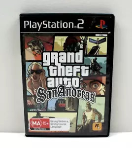Grand Theft Auto San Andreas Sony PlayStation 2 Game Complete With Manual & Map - Picture 1 of 8