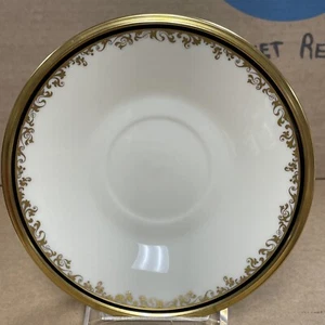 Lenox ECLIPSE China Tea Saucer Plate 6” Gold Trim  - Picture 1 of 5