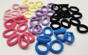 50 Pcs Baby Hair Ties, Seamless Cotton Toddler Hair Ties for Girls and Kids - Picture 1 of 5