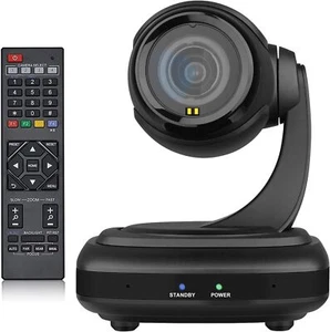 Conference Room Camera System 1080P PTZ Webcam ~Dual Microphones 3X Zoom *4847BW - Picture 1 of 9
