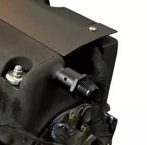 Breather Fitting Adapter Fits Honda Acura K Series EG Valve Cover 10AN K20 K24 - Foto 1 di 9