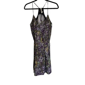 Lululemon City Summer Dress 6 Floral Sport Polka Dot Purple Racerback Pockets - Picture 1 of 5