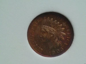 Centavo cabeza india 1905 EE. UU. sin circular rojo 2 - Imagen 1 de 2