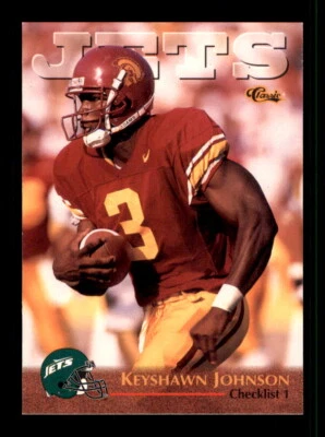 1996 Classic NFL Rookies #99 Keyshawn Johnson - Image 1 of 2