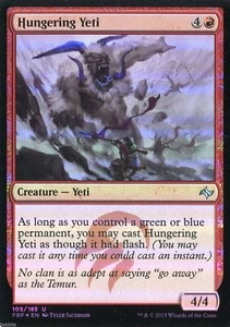 MTG - Fate Reforged - Hungering Yeti - Foil - NM - Picture 1 of 1