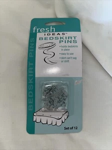 Fresh Ideas Bedskirt Pins – Push Pins Holds Bedskirt Firmly in Place without ... - Picture 1 of 2