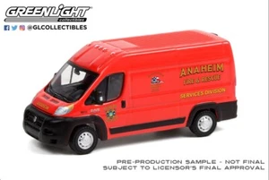 Greenlight Route Runners 3 2018 Ram Promaster Anaheim, CA Fire & Rescue 53030-D - Picture 1 of 2
