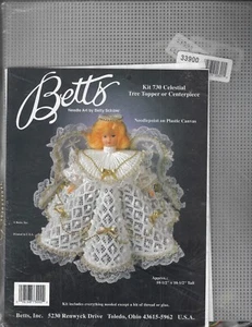 Betts Needle Art~Celestial Tree Topper or Centerpiece~ Needlepoint Kit 730 Angel - Picture 1 of 2