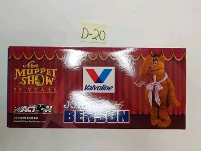 Johnny Benson 10 Valvoline/Muppets 25th Anniv 2002 Grand Prix Bank 1:24 NIB  - Image 1 of 4