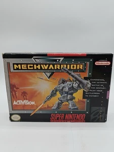 MechWarrior (Super Nintendo, 1992) SNES Authentic *MISSING MANUAL* - Picture 1 of 10