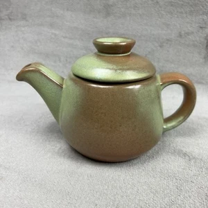 Frankoma Pottery Teapot Dinnerware Mini Green Celadone Glaze - Picture 1 of 9