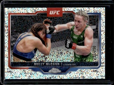 2025 Topps UFC Chrome Molly McCann Speckle Refractor #/250 - Image 1 of 2