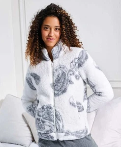 Giacca donna con zip in caldo pile coral orsetto Jadea 5211 - Picture 1 of 3