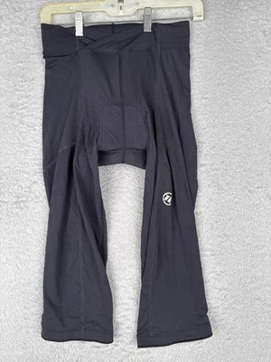 Pantalones de Ciclismo Novara Adulto Medianos Negros Acolchados Capri 3/4 Bragas Gamuza Bicicleta Foto 1 de 4