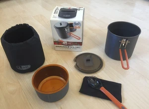 GSI Pinnacle Soloist backpackers lightweight Cooking / Eating Set - Picture 1 of 6