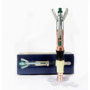 Doctor Who 12th Metal Infrared Remote Sonic Screwdriver Replica Cosplay Prop Toy - Picture 1 of 8