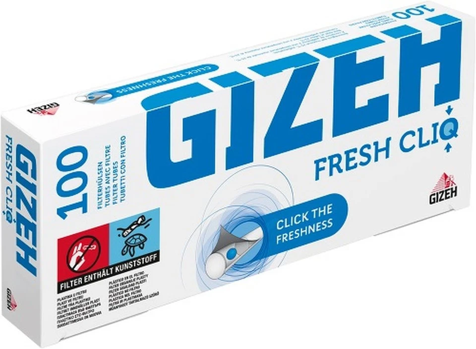 Gizeh Fresh Clic- CLIQ Zigarettenhülsen (5 X 100er Packung)