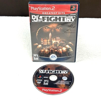 PS2 Playstation 2 Def Jam: Fight for NY Videospiel Disc & Hülle (ohne Handbuch) LESEN! - Bild 1 von 4