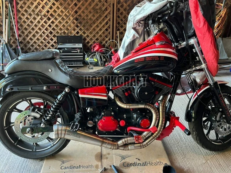 Sistema de escape personalizado para Harley Davidson modelo 2-1 Foto 1 de 4
