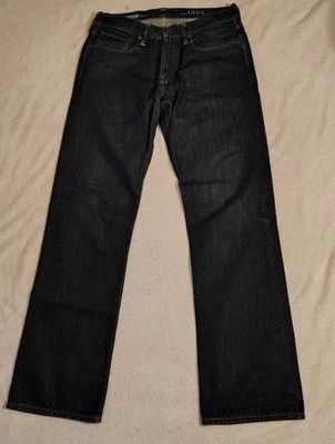 Gap 1969 Jeans Men's size 32x34 Dark Wash Indigo Blue Boot Cut Standard cut - Image 1 of 4