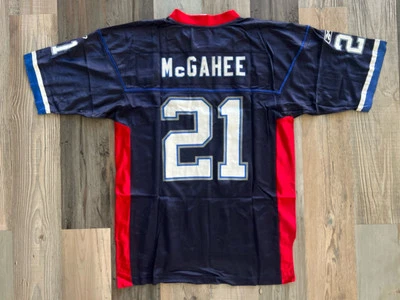 Buffalo Bills Willis McGahee Throwback Jersey  #21 Blue Reebok NFL Medium Shirt - Image 1 of 4