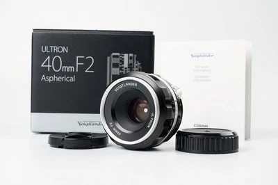 [Near Mint] Voigtlander Ultron 40mm f/2 SL IIs Lens For Nikon F Ai-s #2954A - Image 1 of 4