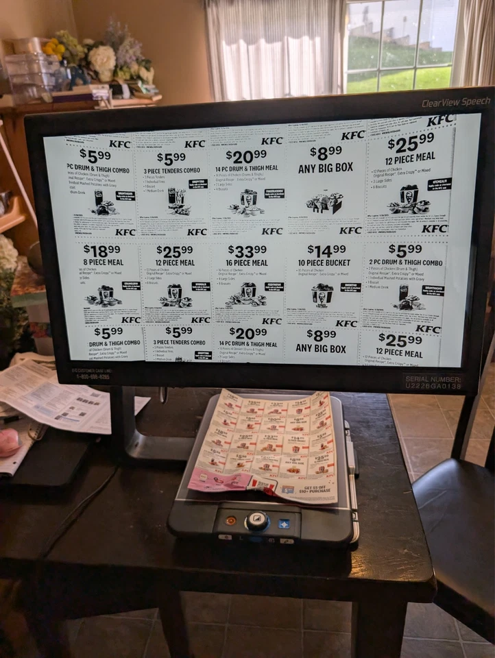Optelec Clearview Speech Video Low Vision Magnifier 24" CV-DP-TF24-SP-G3 - Image 1 of 4