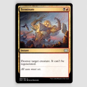 Terminate - 2X2 #284 Uncommon - NM / Mint Double Masters 2022 Single - Picture 1 of 2