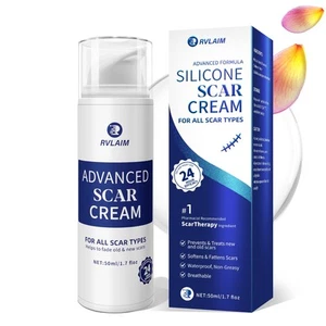 Rvlaim Scar Cream Gel, Advanced Silicone Scar Gel, Professional Scar Removal - Picture 1 of 8