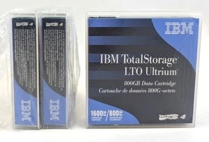 Lot 3 IBM 95P4436 Lto Ultrium 4 Tape Cartridge 800GB/1600GB Compressed Cassette - Afbeelding 1 van 5