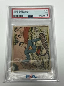 1940 Superman #46 To The Rescue PSA VG 3 DC - Picture 1 of 2