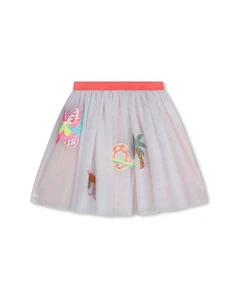 Billieblush Sequin Graphic Skirt White 2Y - Picture 1 of 3
