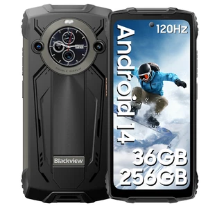 Blackview BV8200 36GB + 256GB Outdoor Telefon komórkowy Android 14 Smartphone NFC Dual 170LM - Zdjęcie 1 z 13