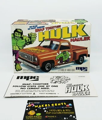 1977 Vintage MPC Hulk Hauler 1/32 Model Kit Snapback Truck - ORIGINAL BOX ONLY!! - Image 1 of 4