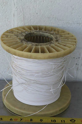 GUDEBROD BUTTWIND CAÑA DE PESCAR PERSONALIZADA BOBINADO ENVOLTURA BLANCO CARRETE COMPLETO #6 Foto 1 de 2