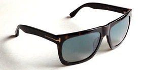 Brand New TOM FORD Havana Designer Sunglasses with Blue Gradient Lenses! - Picture 1 of 6