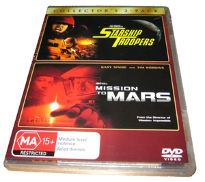 Starship Troopers + Mission To Mars - New Sealed DVD - Region 4 - Picture 1 of 1