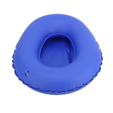 Blue PU Inflatable Portable Bathroom Bed Pans Washable Bedridden Elderly For Old